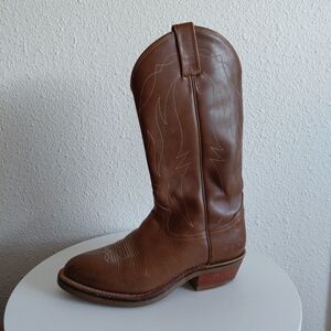 Tony Lama Zindello Brown Leather 4013 Western Work Boots